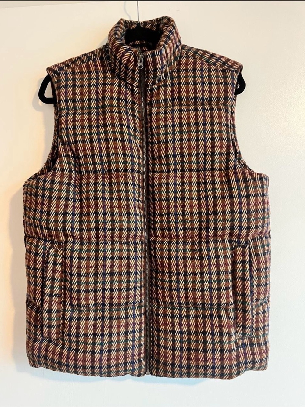 Women’s Zip-Front Vest - Multi Brown
